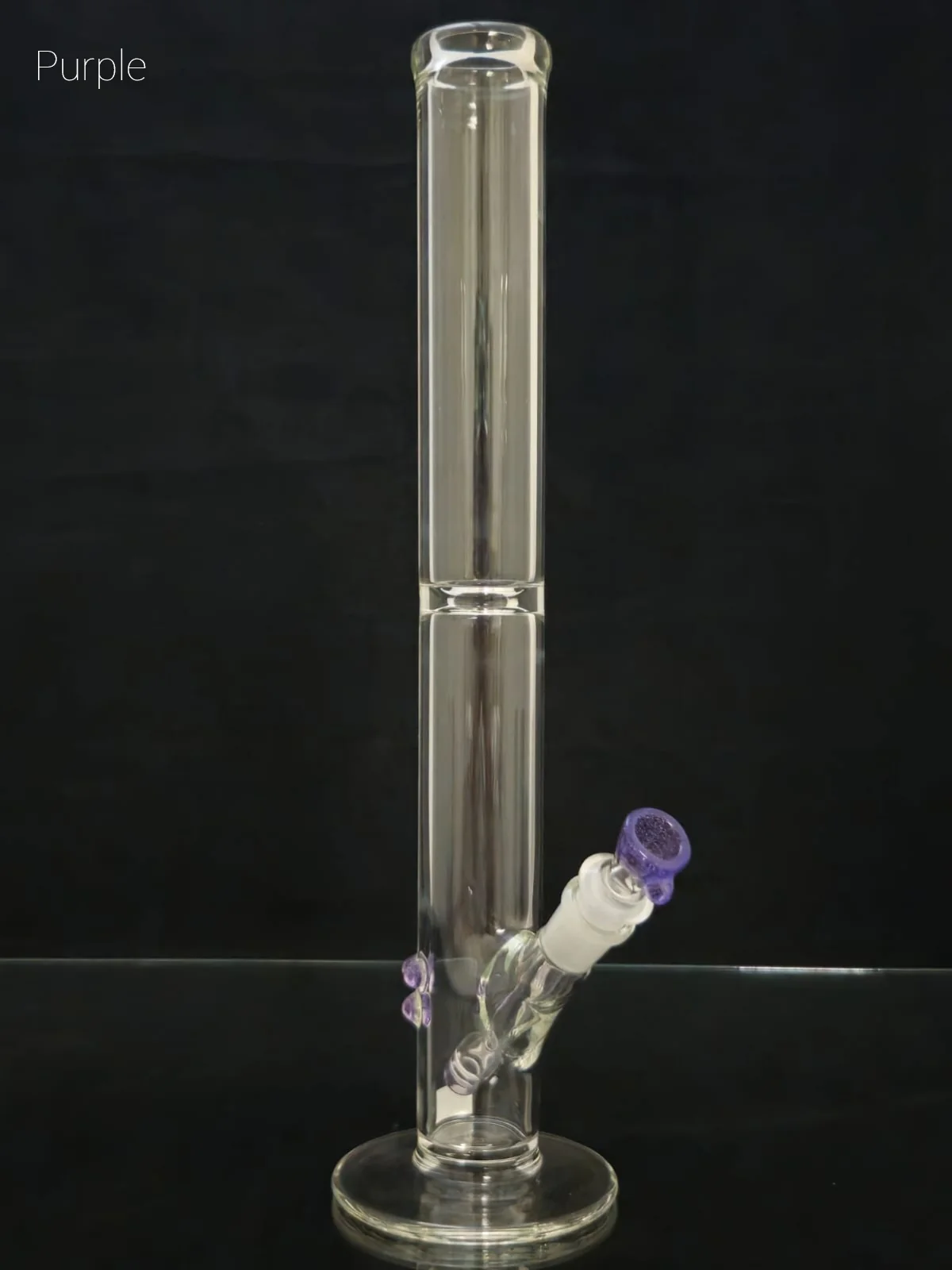 Princess Grandpa Glass - Straight Tube 16” Bong w/ Ice Pinch & Matching Bowl PGGS