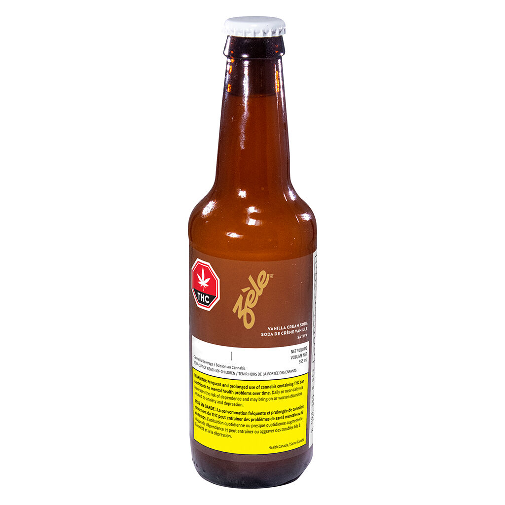 Zèle - Vanilla Cream Sativa Craft Soda - 355ml