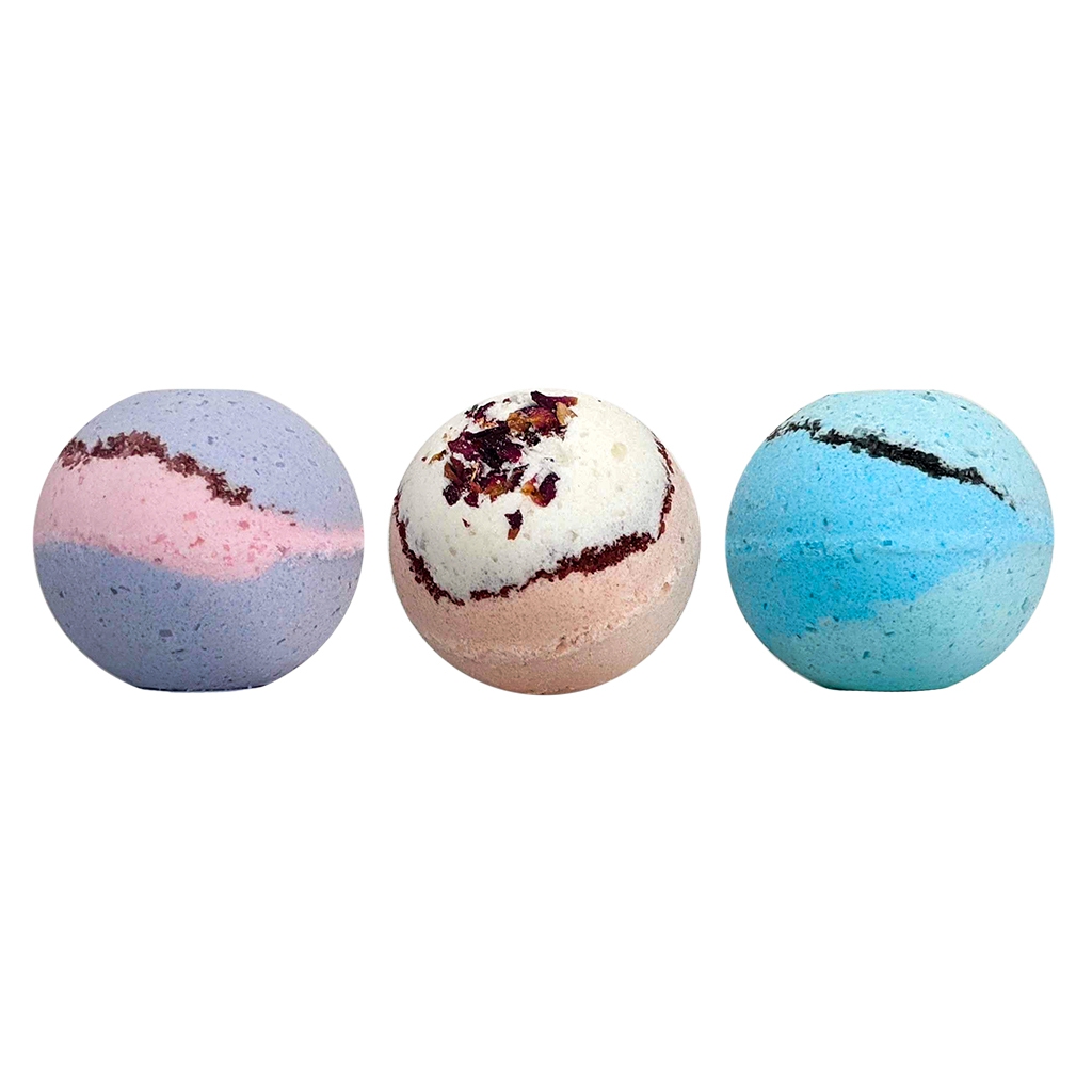 Stewart Farms - Blue Dream-Chocolate Hash Berry-Bubba Kush Bath Bomb - Hybrid - 3x130g