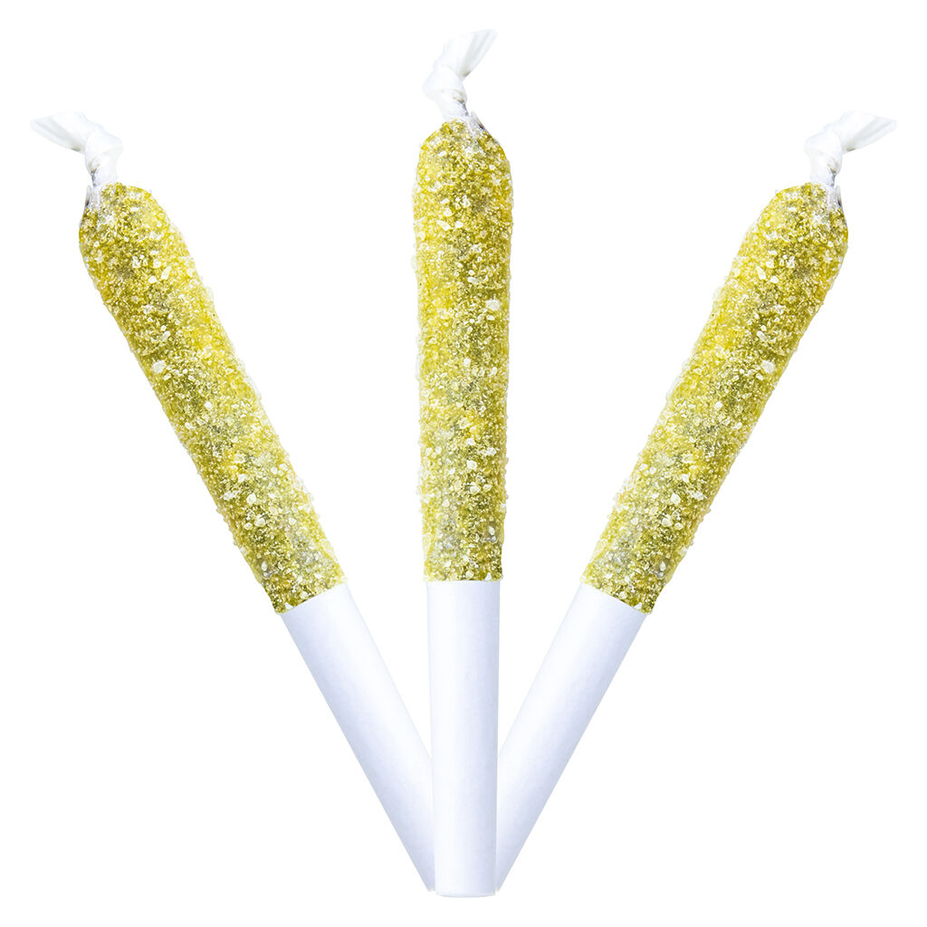 Adults Only - Promiscuous Peach NSFW Diamond Coated Infused Pre-Roll - Hybrid - 3x0.5g