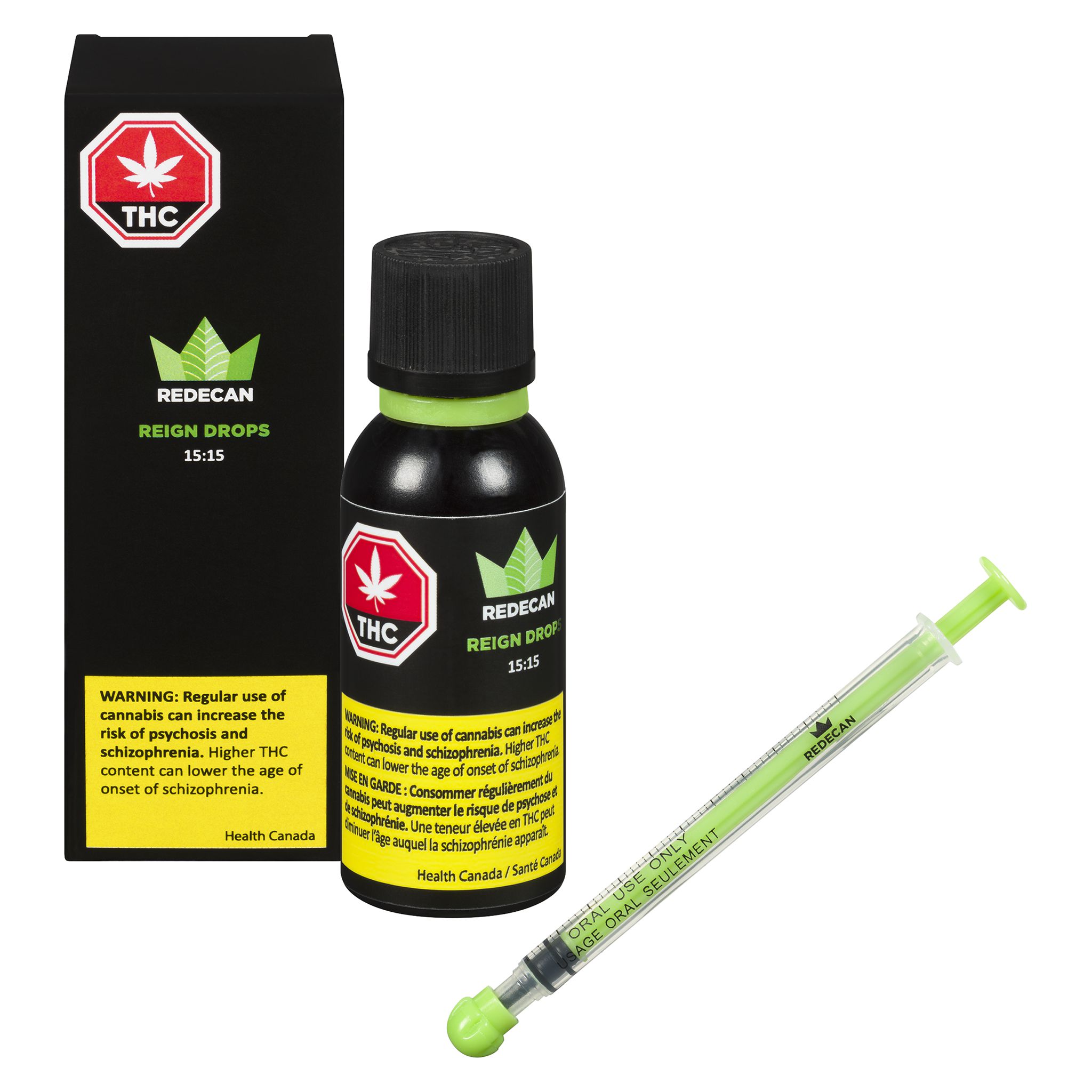 Redecan - Reign Drops 15:15 Blend - 40ml - 399mg CBD/399mg THC