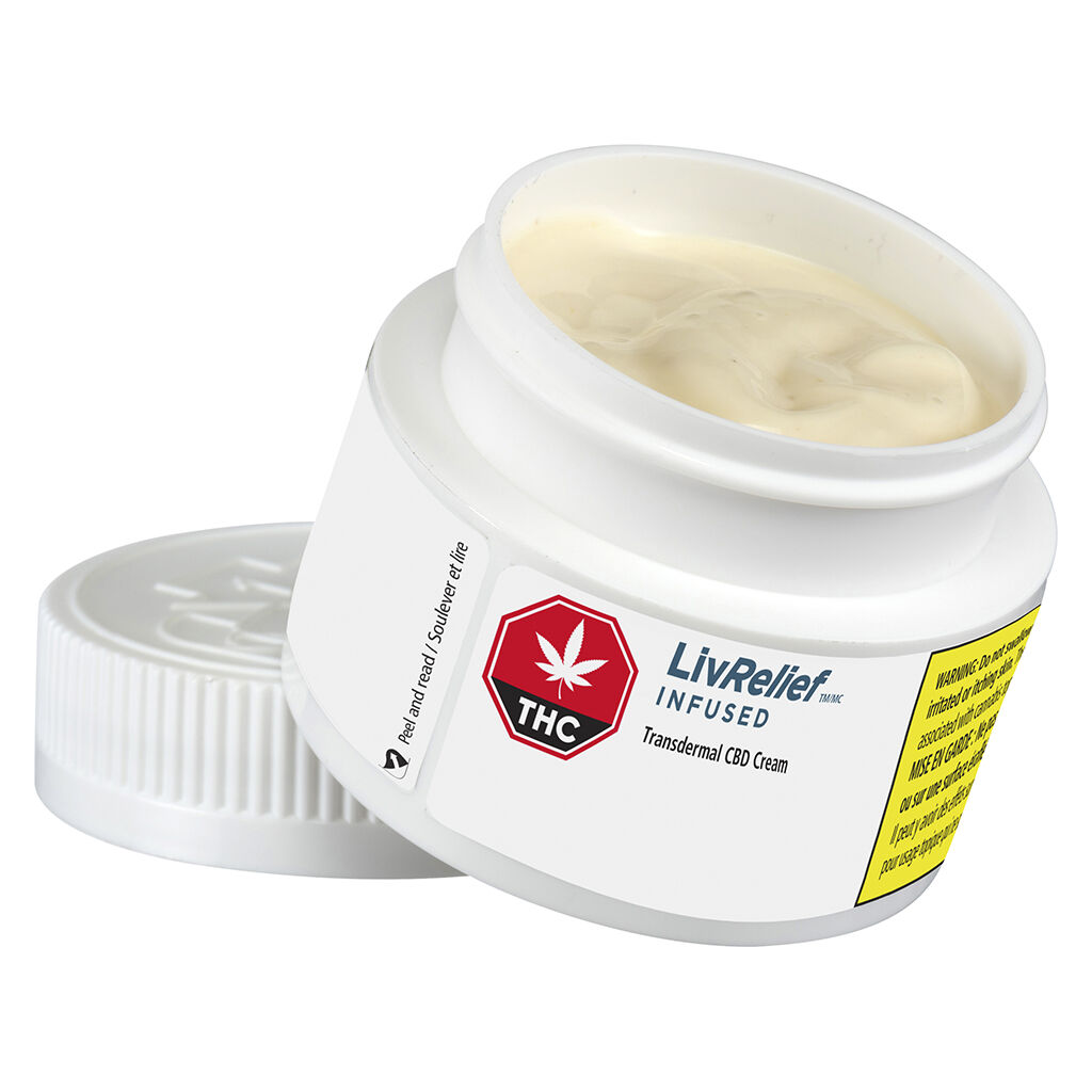 LivRelief - Transdermal CBD Cream - Hybrid - 50ml