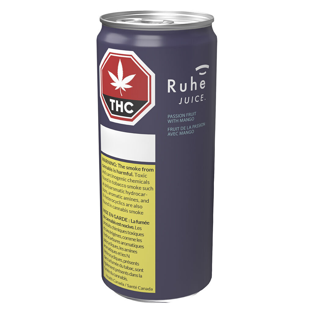 Ruhe Juice - Passionfruit Juice with Mango Blend - 1x355ml