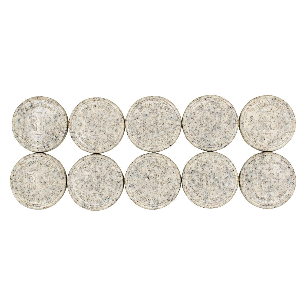 Rosin Heads - Hash Rosin Coins - Cookies and Cream - Hybrid - 10x1 Pack