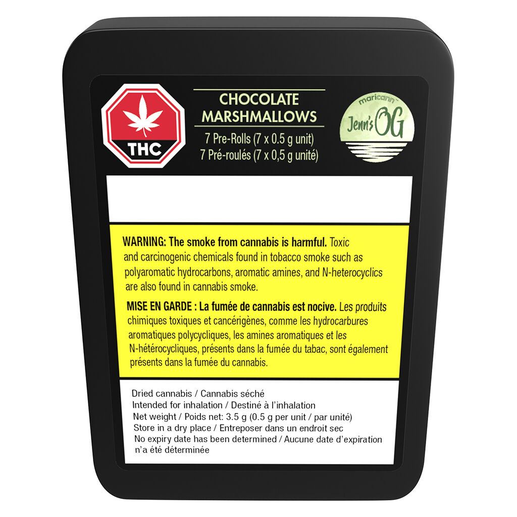 Jenn's OG - Chocolate Marshmallows Pre-Rolls - Hybrid - 7x0.5g