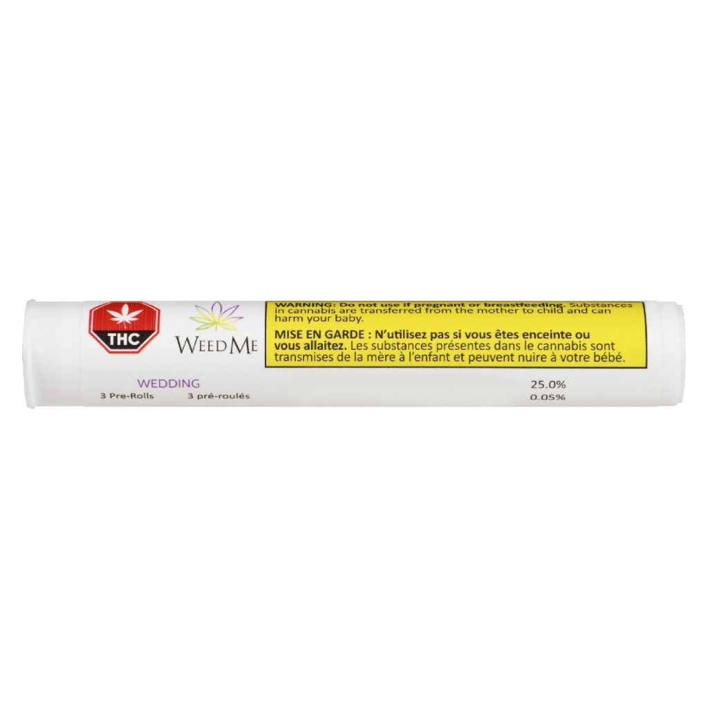 Weed Me - Wedding Cake Pre-Roll Sativa - 3x0.5g
