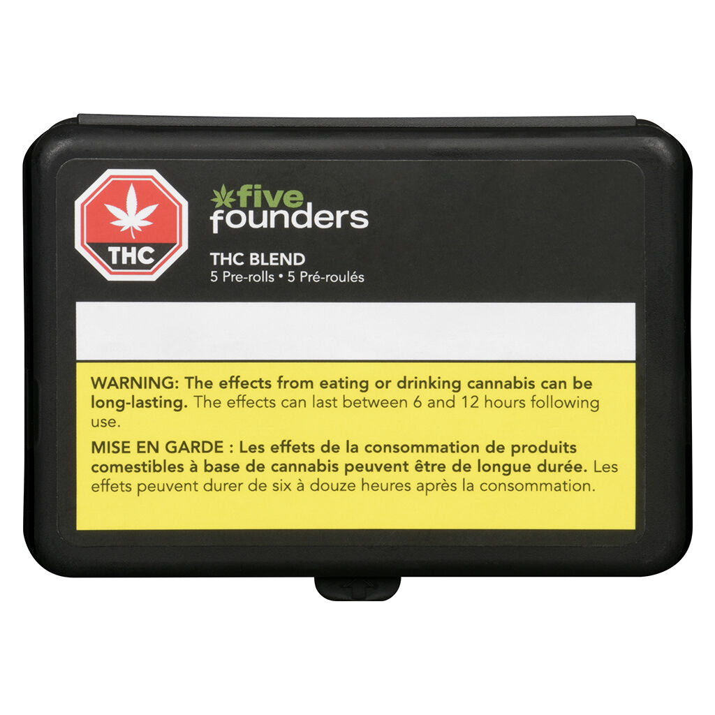 Five Founders - THC Blend Pre-Roll - 5x0.5g