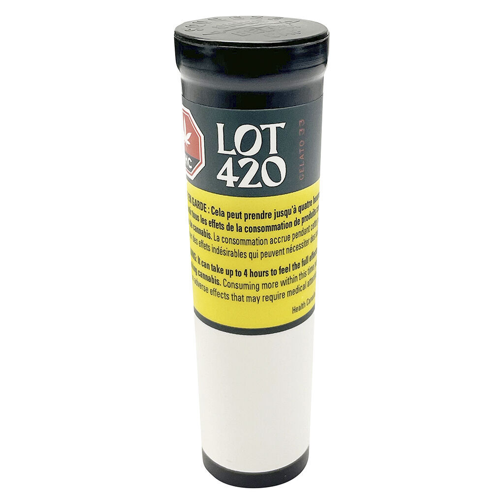LOT420 - Gelato #33 Pre-Roll - Indica - 2x1g