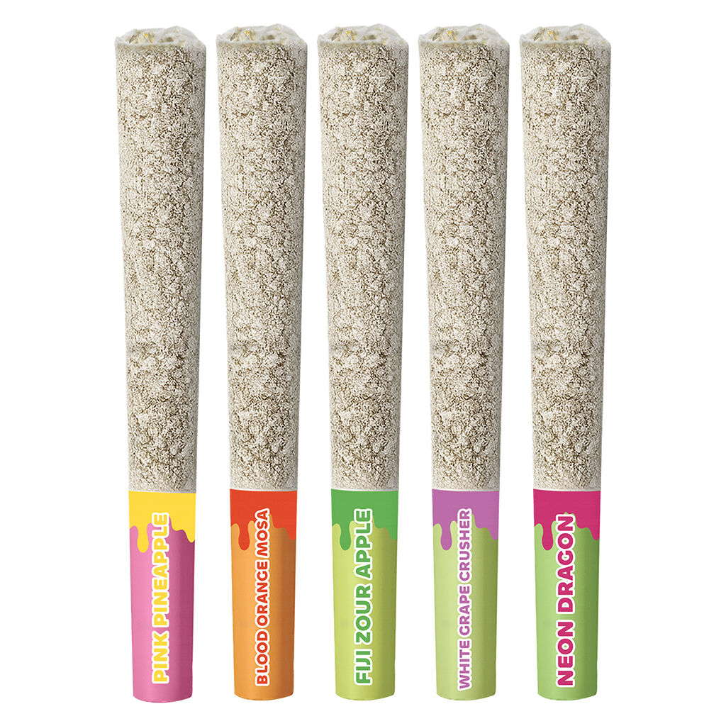Sticky Greens - King of Diamonds Variety - Diamond Coated Infused Pre-Roll - Hybrid - 5x0.5g