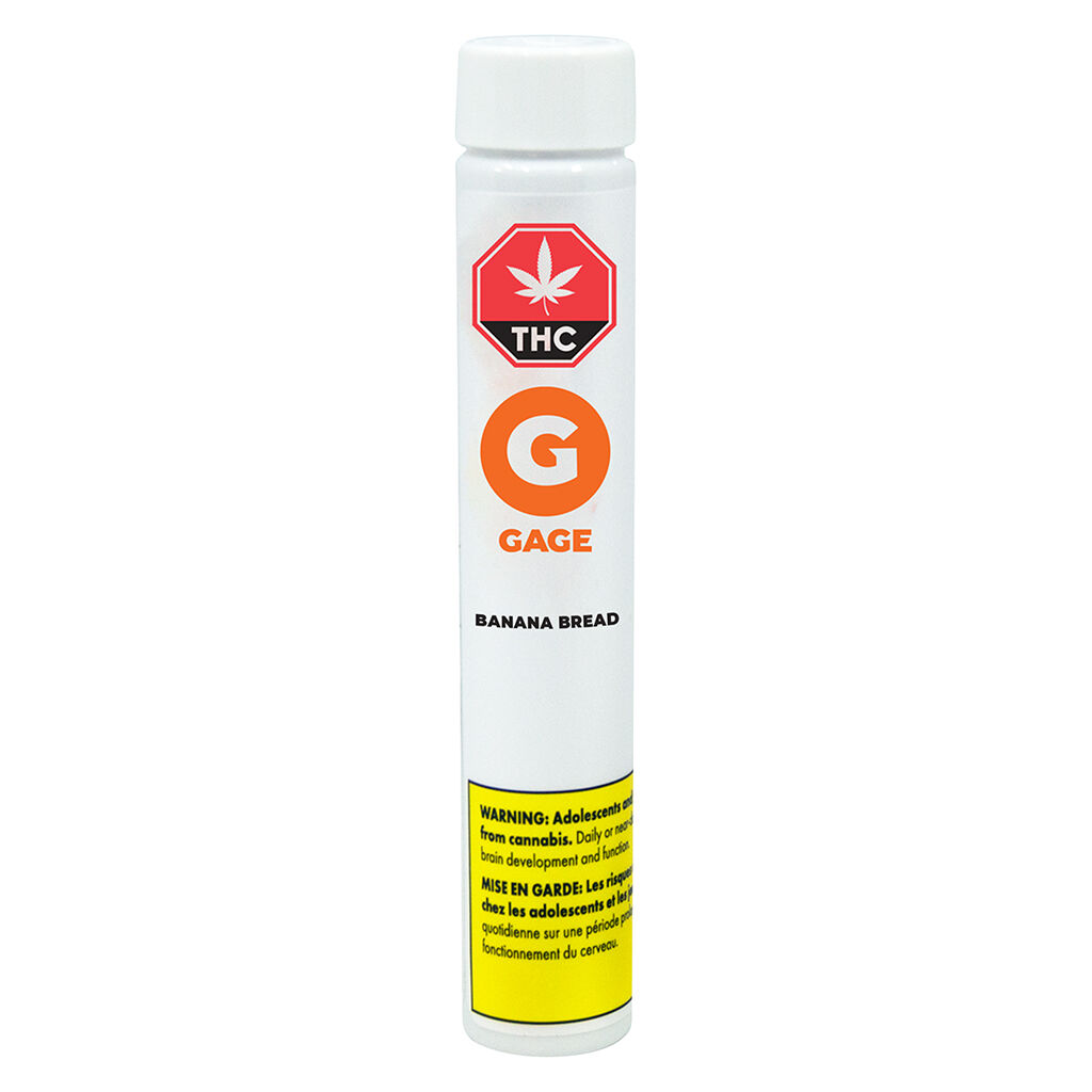 Gage Cannabis Co. - Banana Bread Pre-Roll - Hybrid - 1x1g