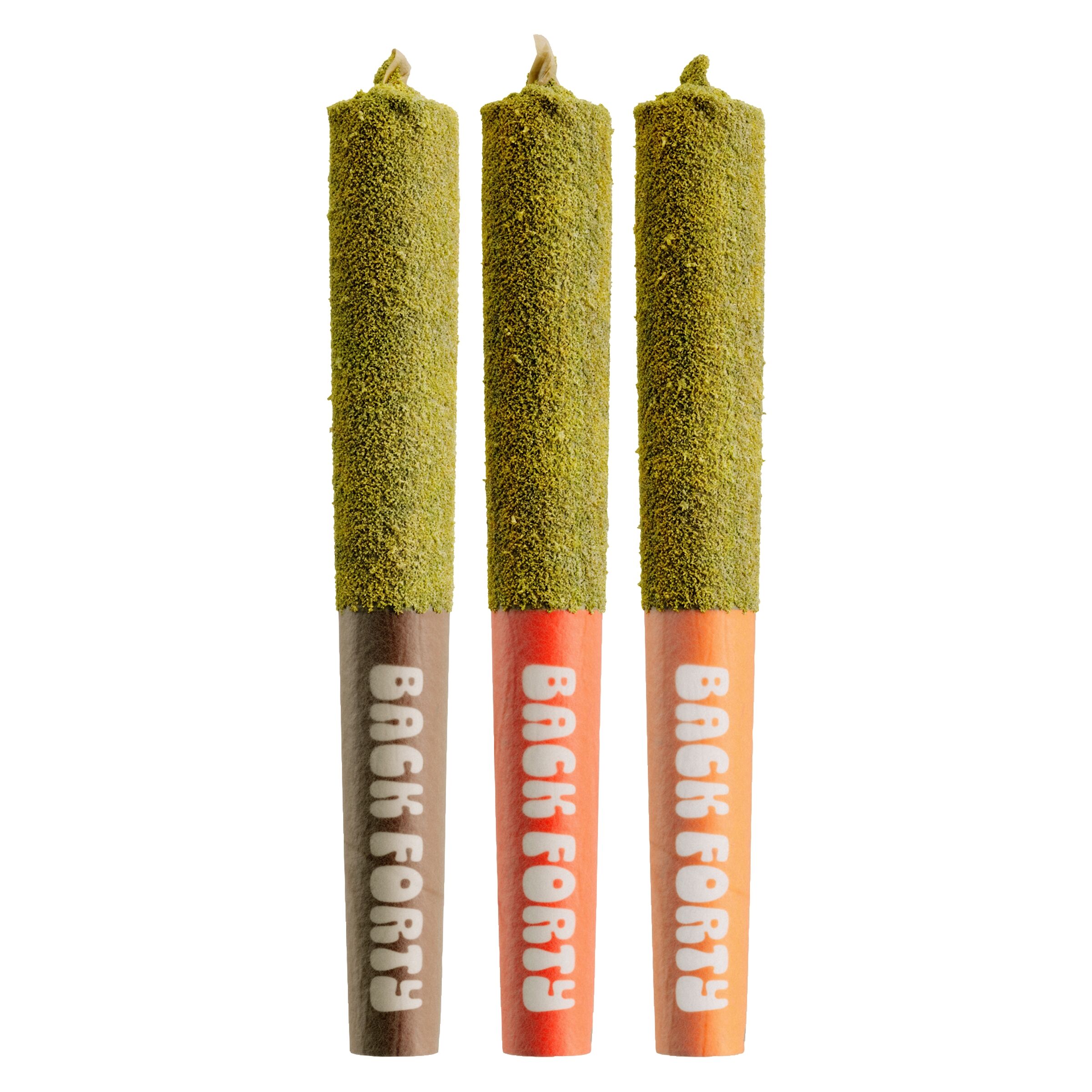 Back Forty - Kief-Coated Taster Pack Infused Pre-Roll - Sativa - 3x0.5g