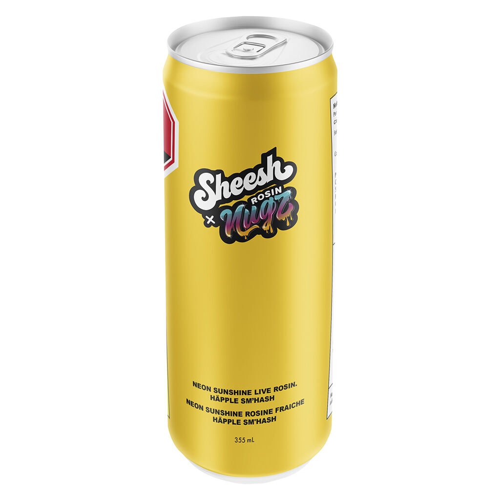 Sheesh x Nugz - Neon Sunshine Live Rosin Happle Sm'Hash - Sativa - 355ml