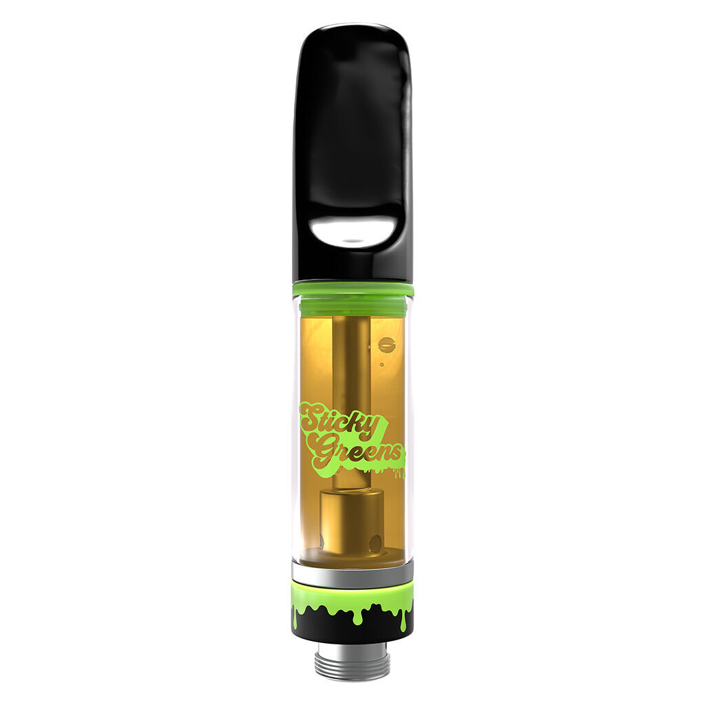 Sticky Greens - Red Razzleberry Liquid Diamond 510 Thread Cartridge - Indica - 1g