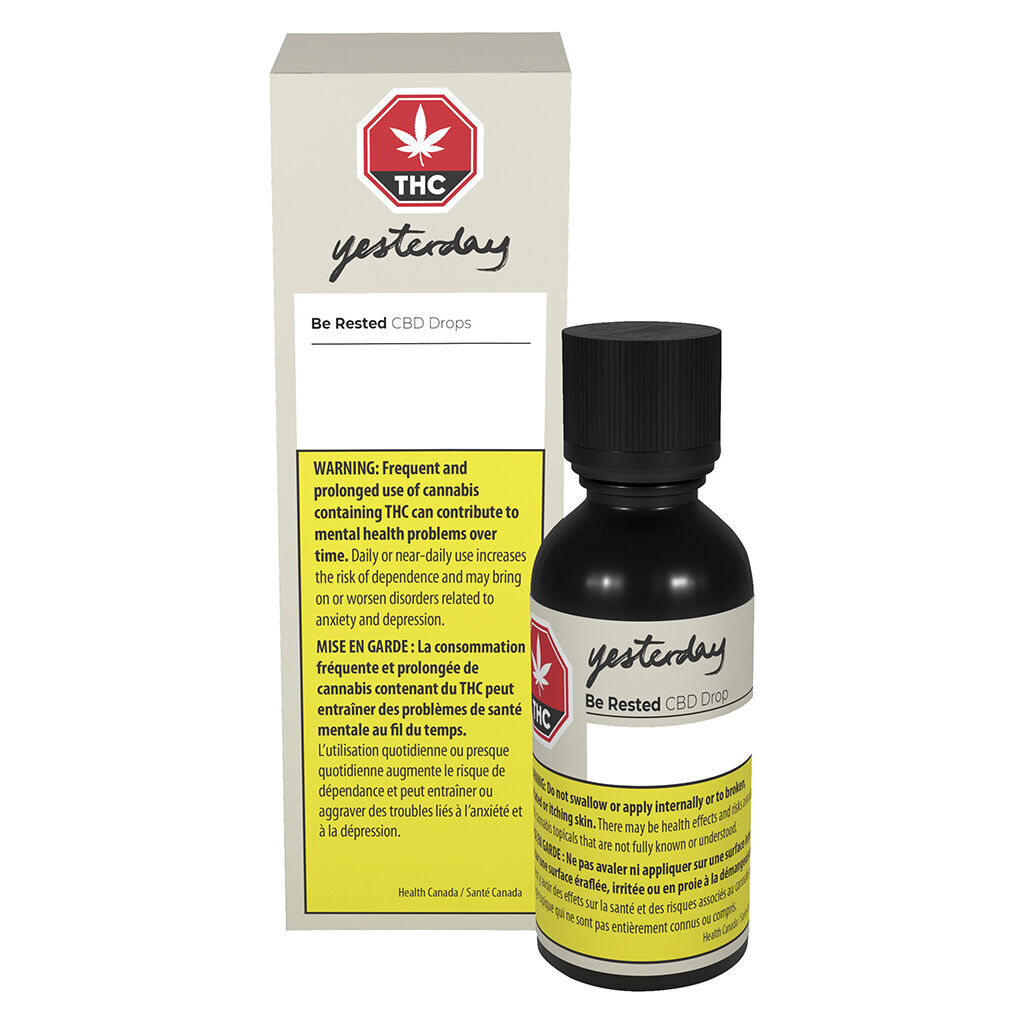 Yesterday - Be Rested CBD Drops - Sativa - 30ml