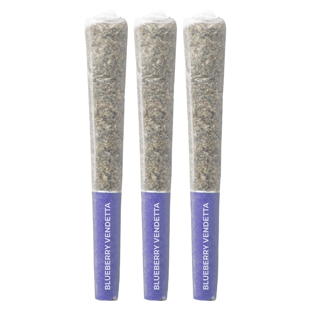 Pistol and Paris - LSO Collection: Blueberry Vendetta Pre-Roll - Indica - 3x0.5g