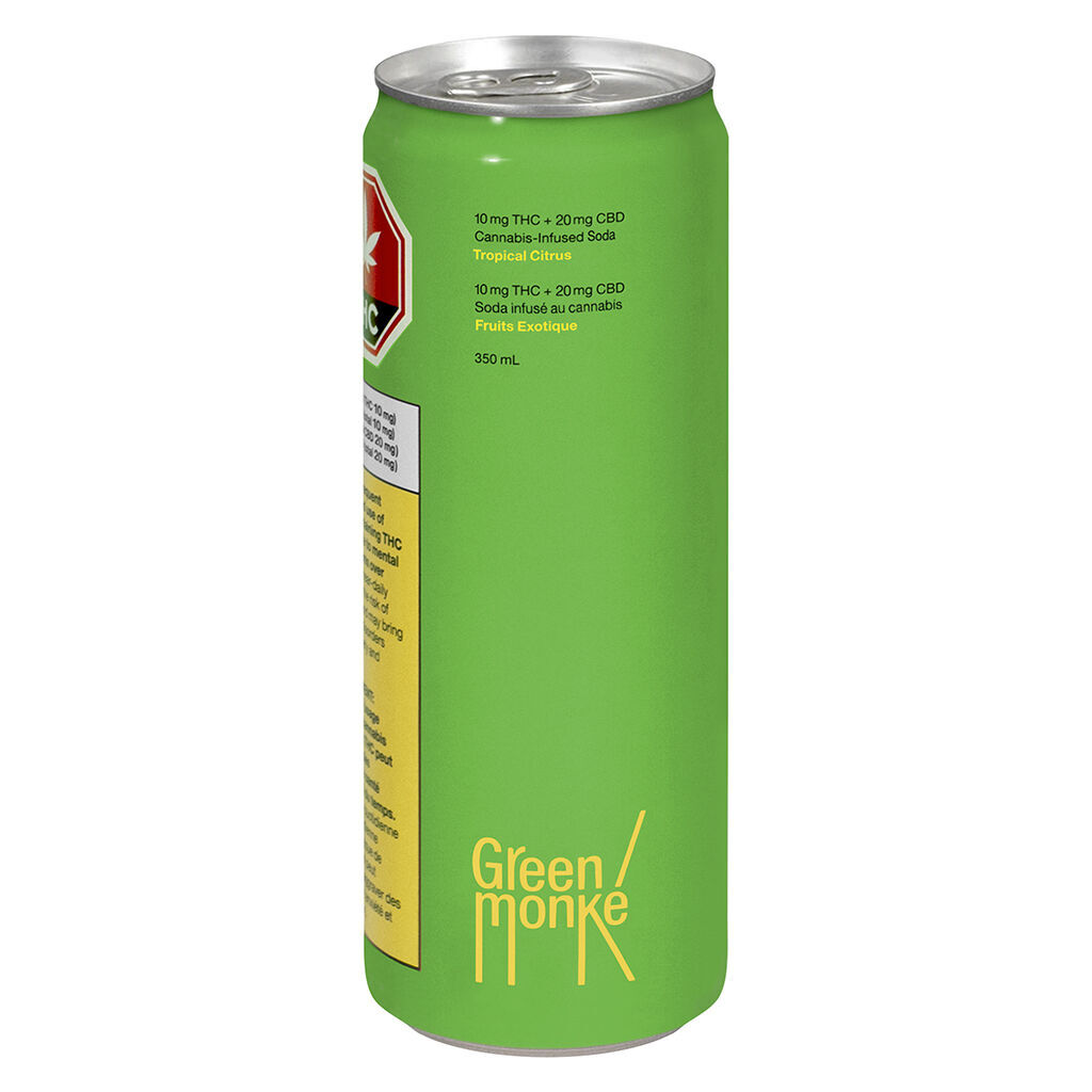 Green Monke - Tropical Citrus - Hybrid - 350ml