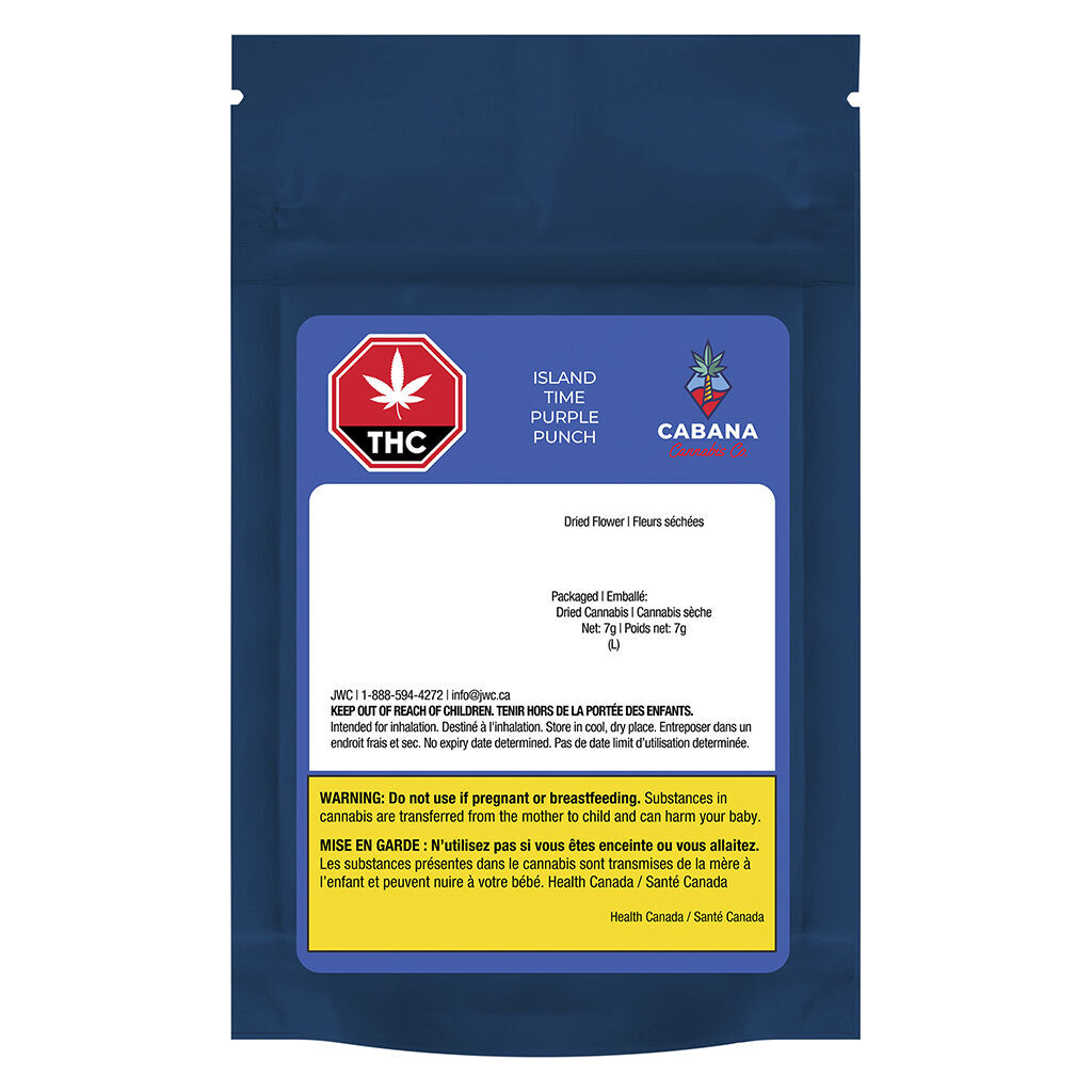 Canna Cabana Island Time - Purple Punch