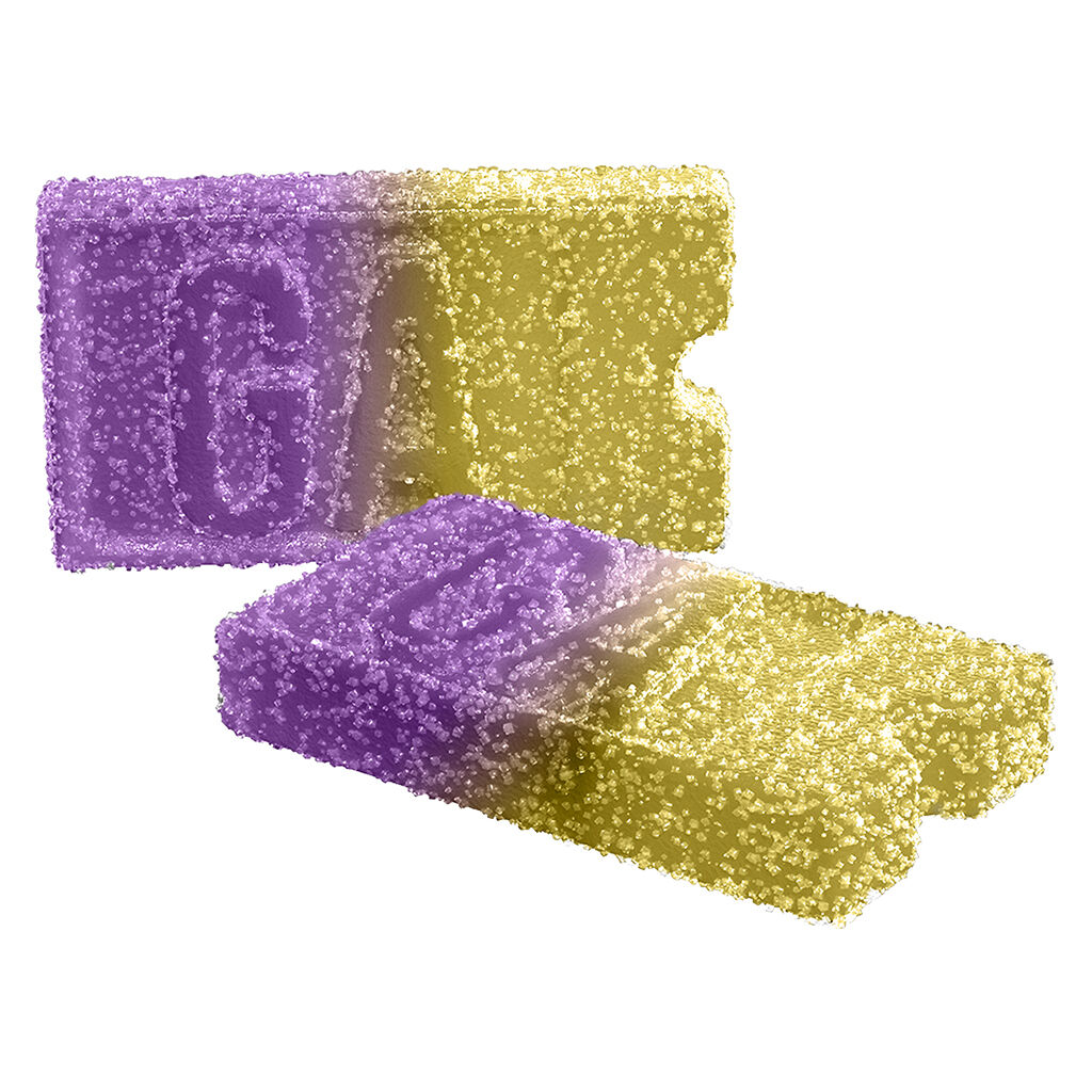General Admission - Passion Fruit Mango THC & CBG Gummy (1:1) - Hybrid - 2 Pack