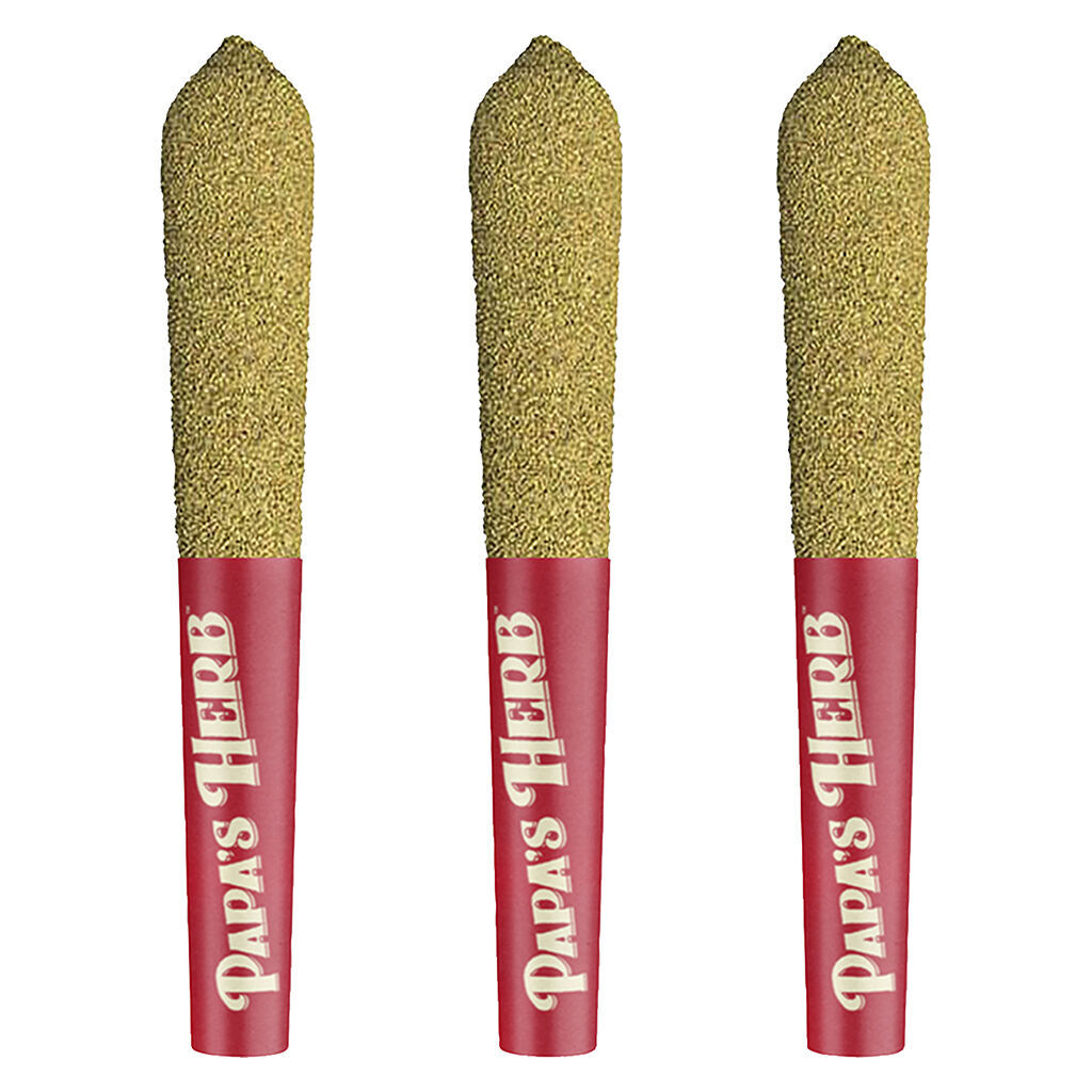 Papa's Herb - Indica Strawberry Cheesecake Triple Infused Pre-Roll Pack - 3x0.5g