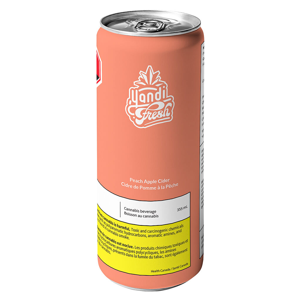 Province Brands - Yandi Fresh Peach Apple Cider - Blend - 355ml
