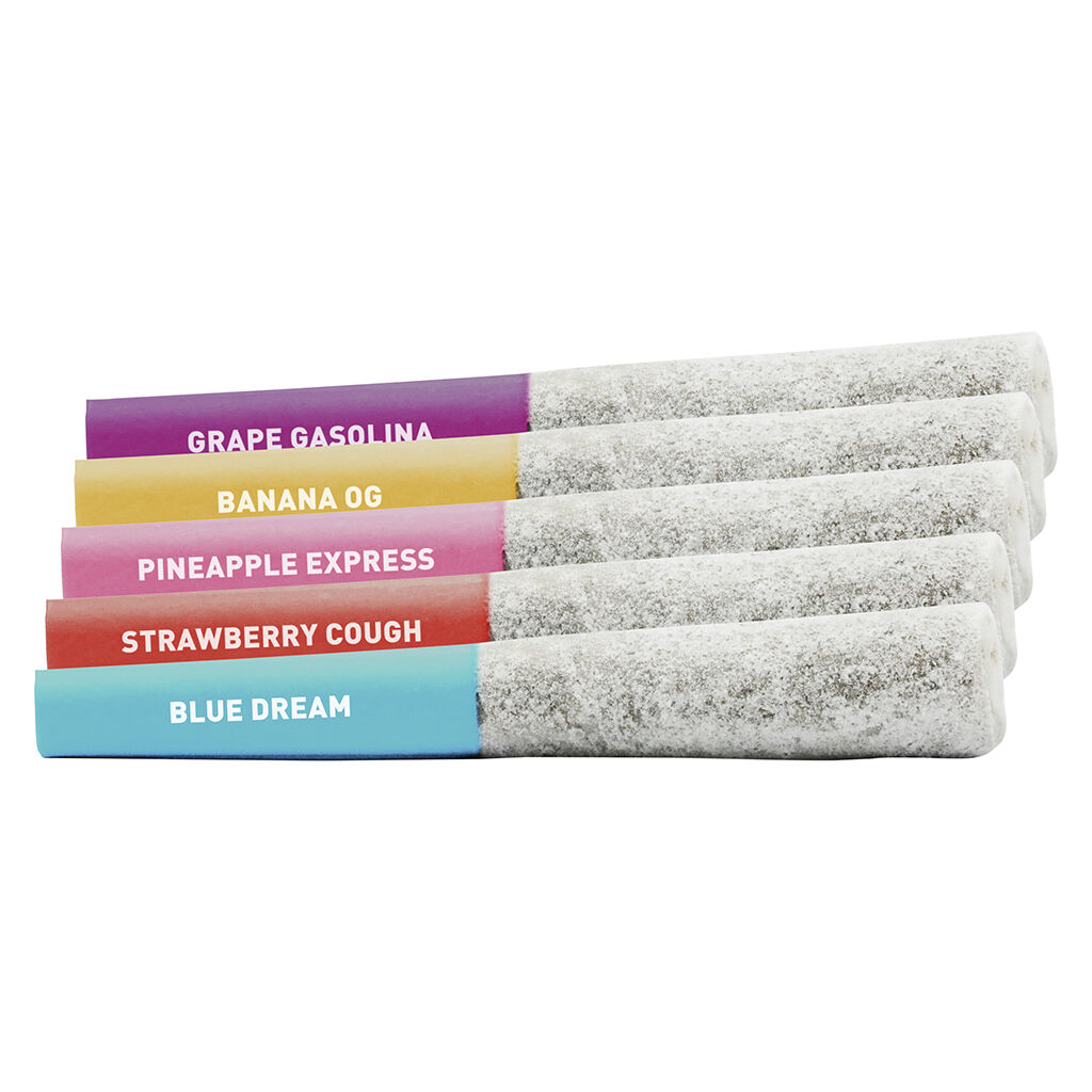 Claybourne - Flyers Frosted Infused Variety Pack Pre-Rolls - Hybrid - 5x0.5g