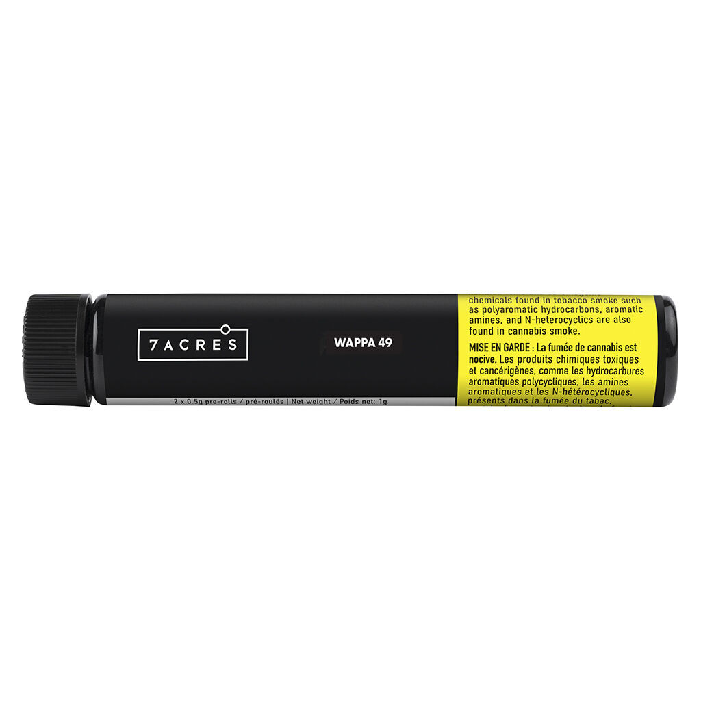 7ACRES - Wappa 49 Pre-Rolls - Indica - 2x0.5g