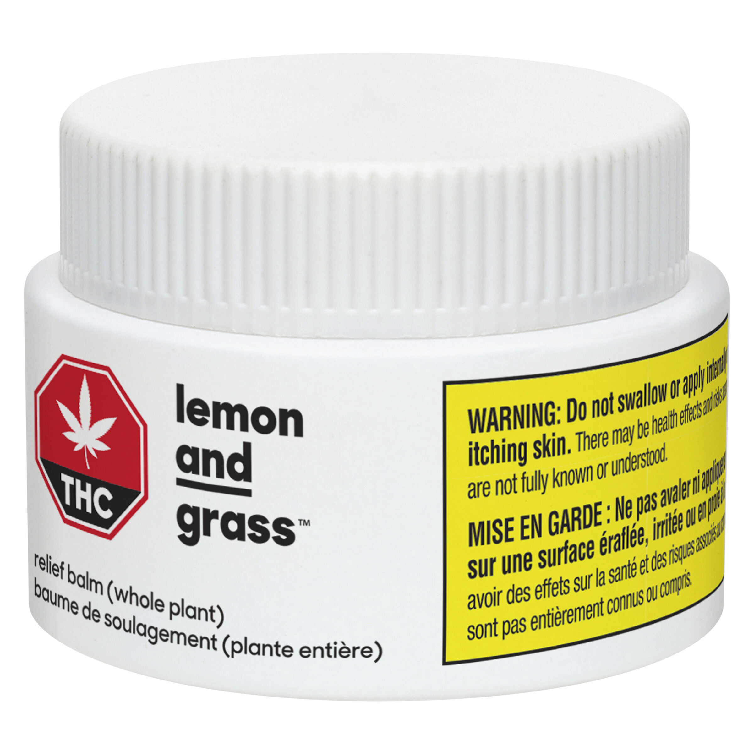 Lemon and Grass - Relief Balm Whole Plant CBD:THC 1:3 - Indica - 50g