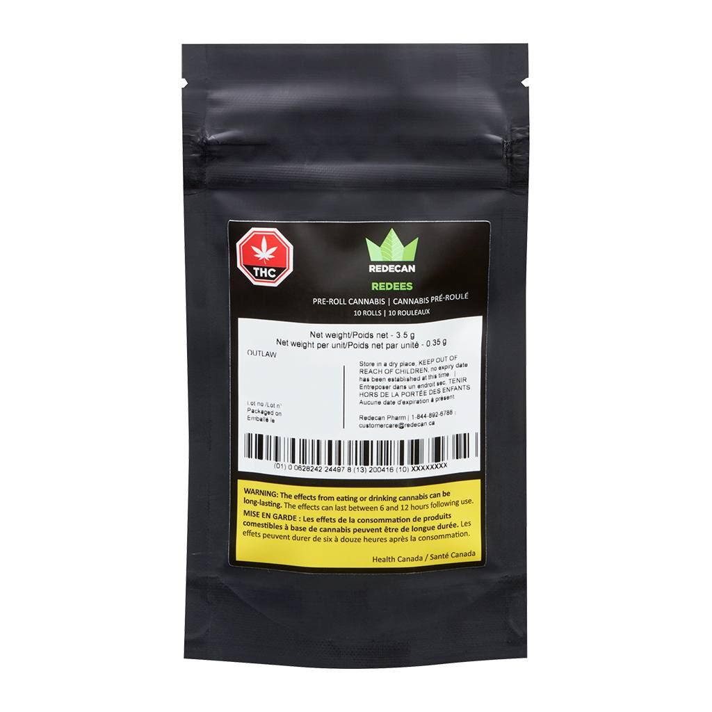 Redecan - Redees Outlaw Pre-Roll - 10x0.4g