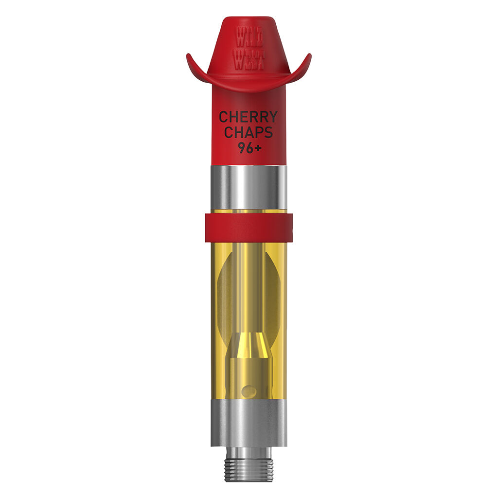 Wild West - 96+ Cherry Chaps Liquid Diamonds 510 Thread Cartridge - Sativa - 0.95g