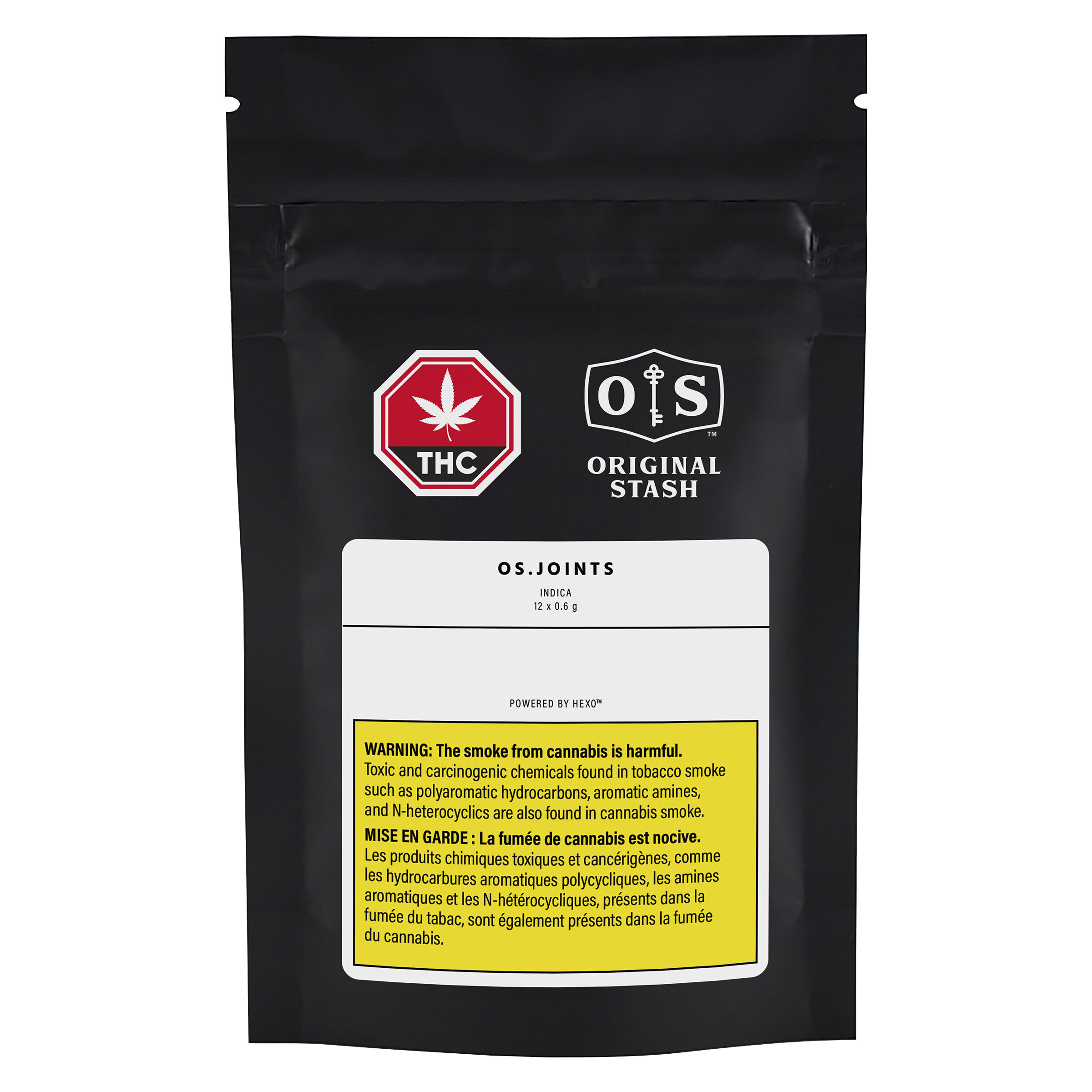 Original Stash - OS.JOINTS (Indica) Pre-Roll - 12x0.6g