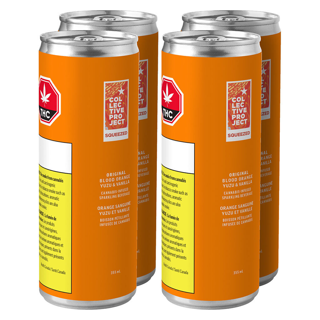 Collective Project - Original Blood Orange Yuzu & Vanilla Sparkling Juice - Hybrid - 4x355ml