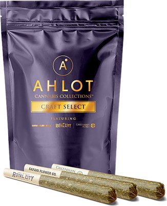 Ahlot - Cannabis Collections: Craft Select - Coast to Coast Pre-Roll - 3x0.5g