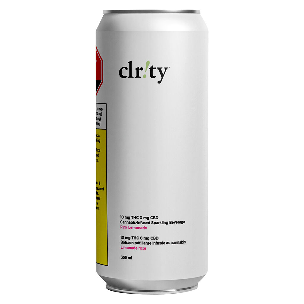 CLR!TY - Pink Lemonade Seltzer - Hybrid - 355ml