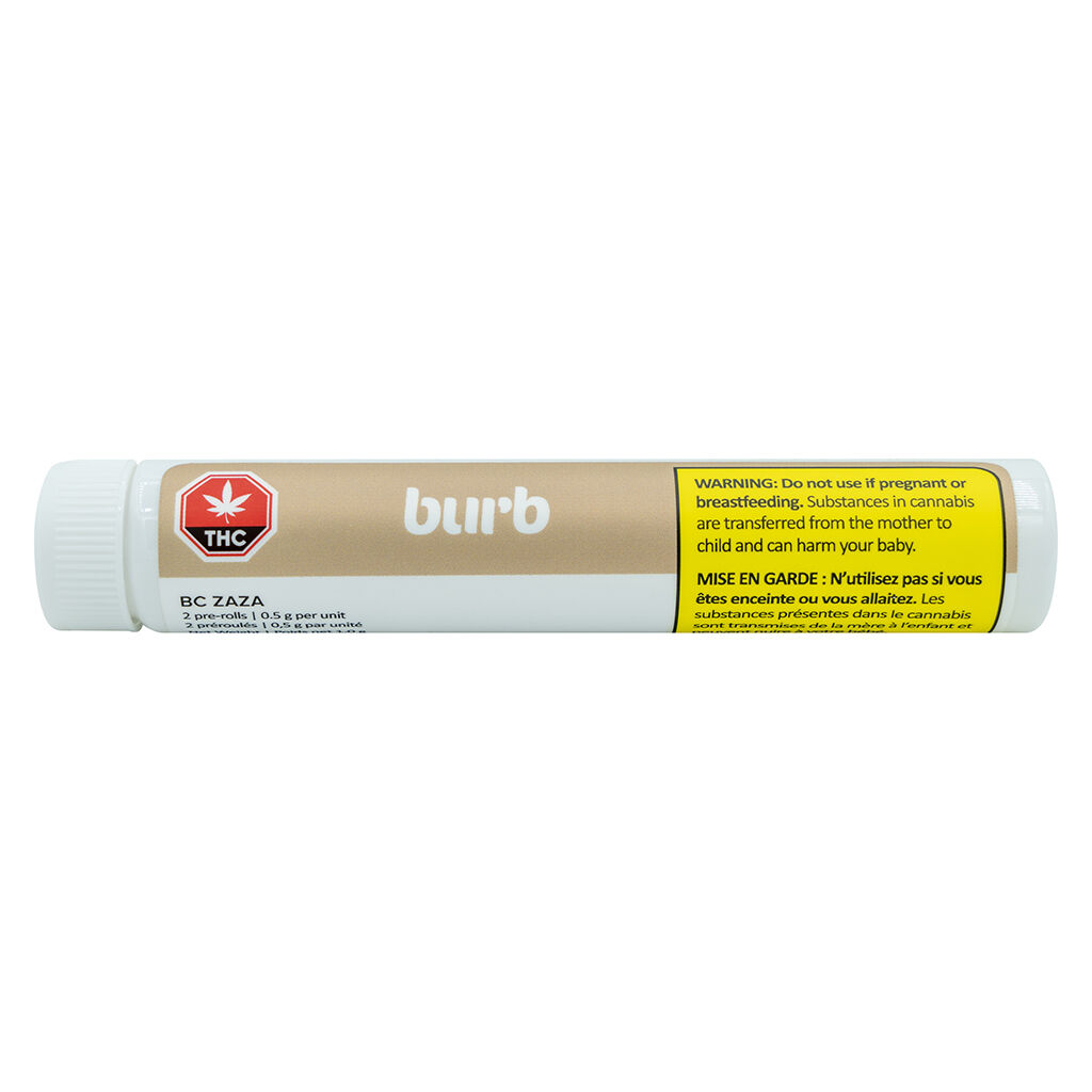 Burb - BC Zaza Pre-Rolls - Hybrid - 2x0.5g