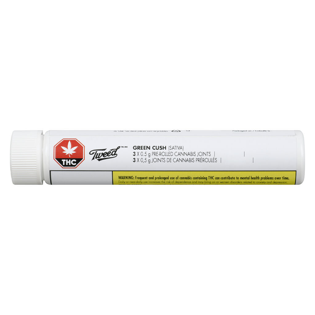 Tweed - Green Cush Pre-Roll Sativa - 3x0.5g