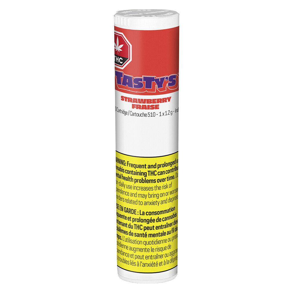 Tasty's - Strawberry 510 Thread Cartridge - Indica - 1.2g