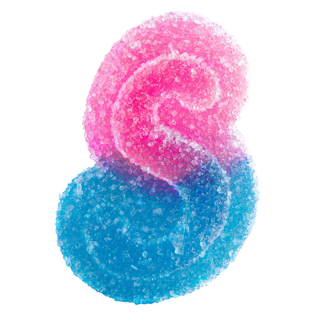 SOURZ by Spinach® - Fully Blasted Blue Raspberry Watermelon Gummies 5x1pk/10x1pk - SOURZ by Spinach® - 10x1pk Fully Blasted Blue Raspberry Watermelon Gummies - Indica