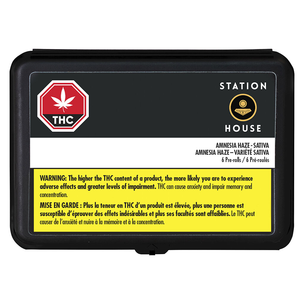 Station House - Amnesia Haze Pre-Roll - Sativa - 1x0.5g