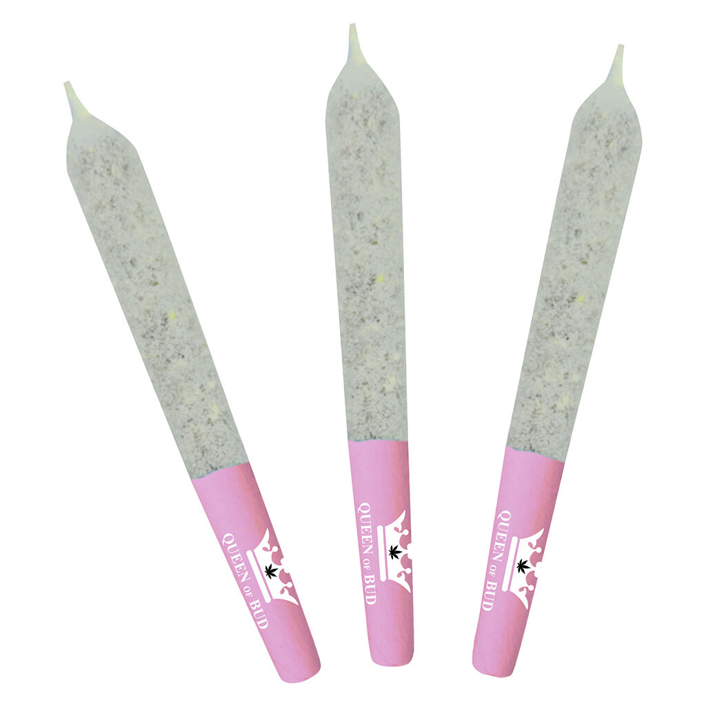 Queen Of Bud - Princess Cut Amethyst Alignment Infused Pre-Roll - Sativa - 3x0.5g