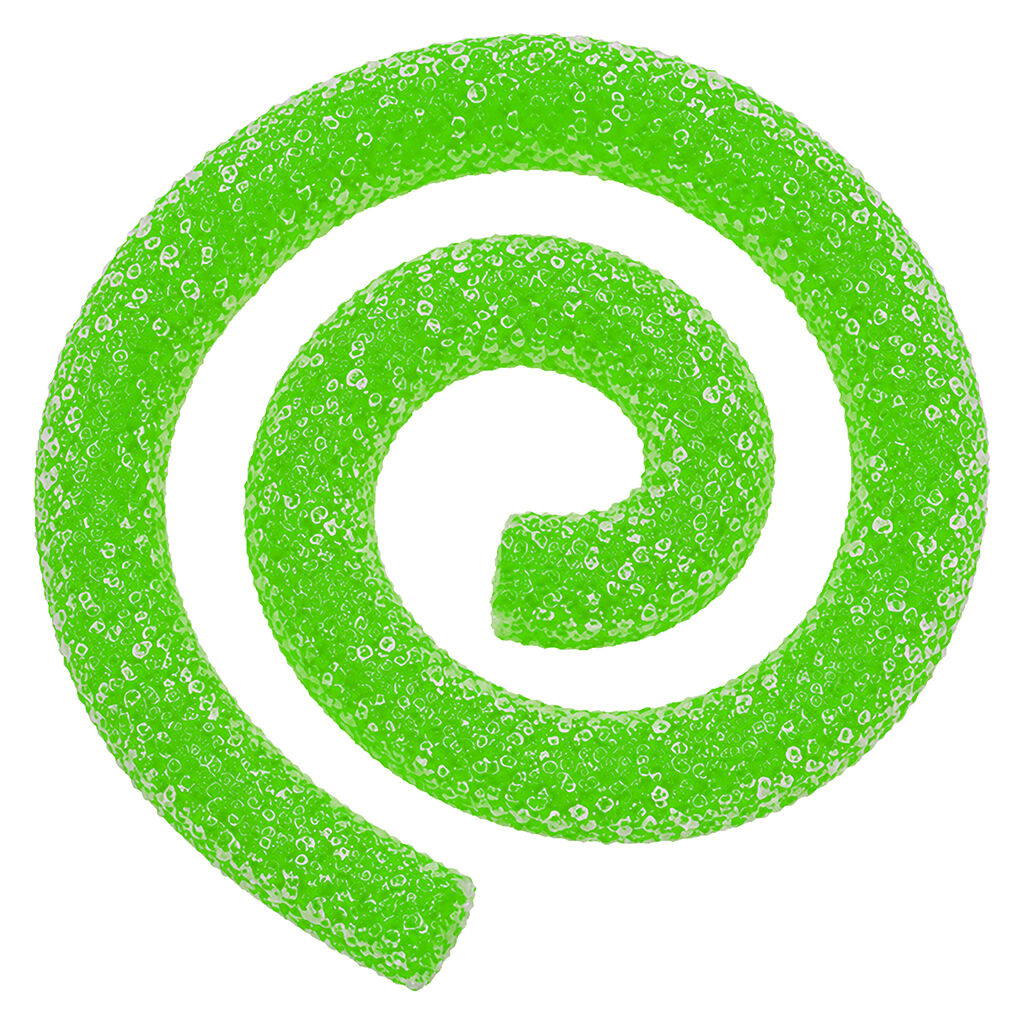 Strings - Kiwi Melon Apple 1:1:1 Live Rosin Gummies - Hybrid - 10 pack