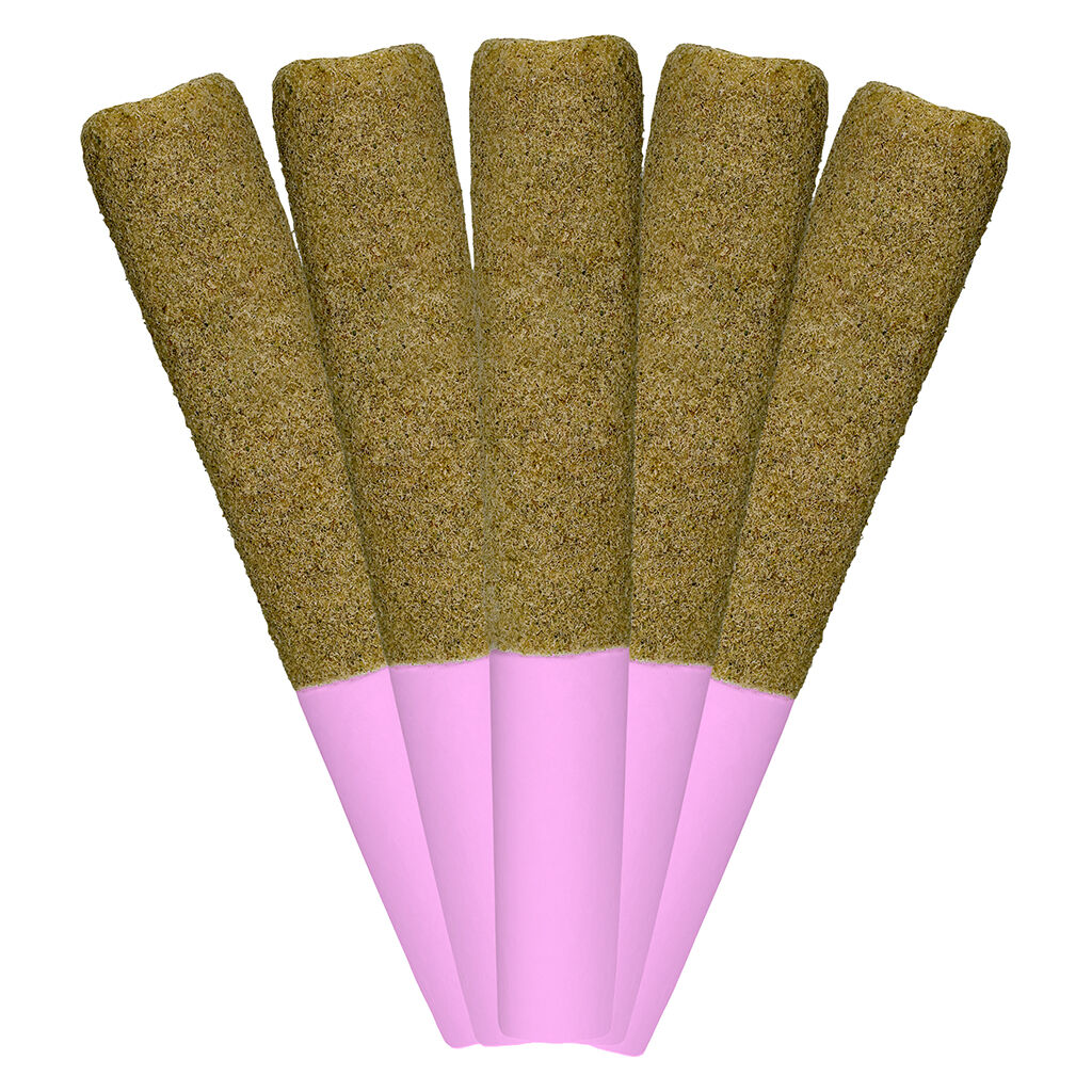 Nugz - Flavour Bomb 40 Pink Berry Rush Diamond Infused Pre-Roll - Hybrid - 5x0.5g