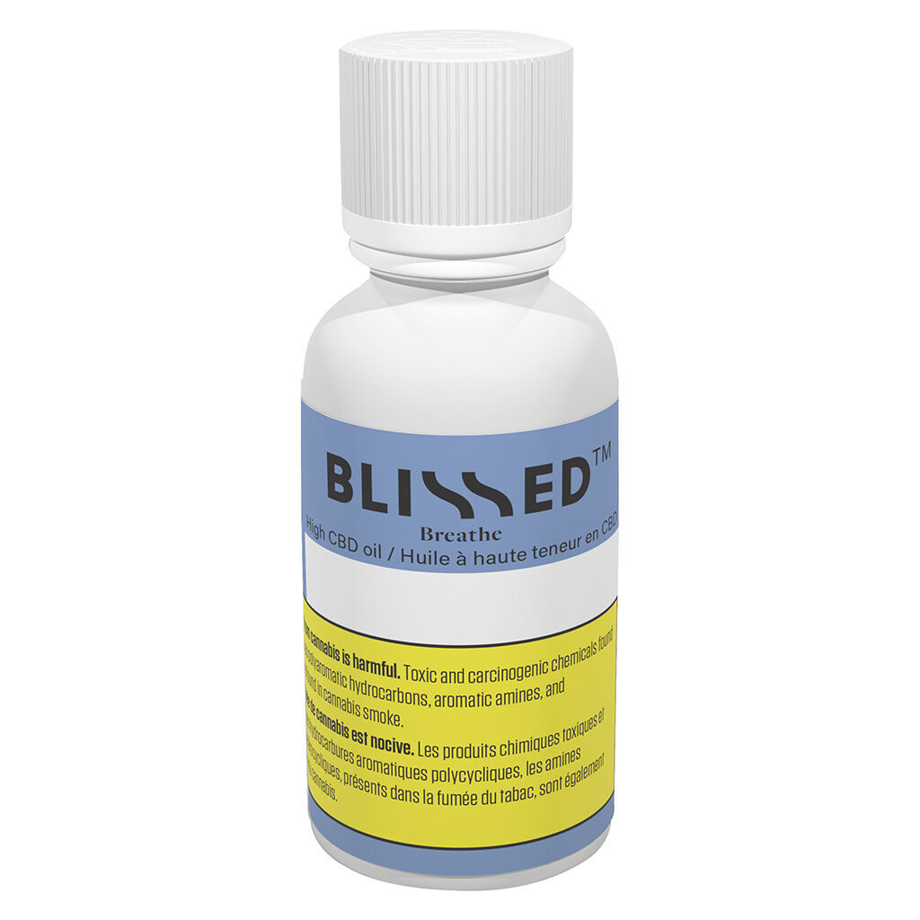 Blissed - Breathe High CBD Oil Hybrid - 20ml