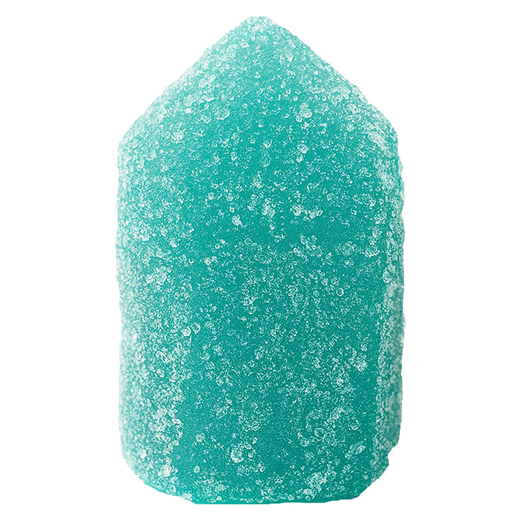 Queen of Bud - THC+CBN Blue Topaz Crystal Gummies (Blue Raspberry) - Hybrid - 10x1 Pack