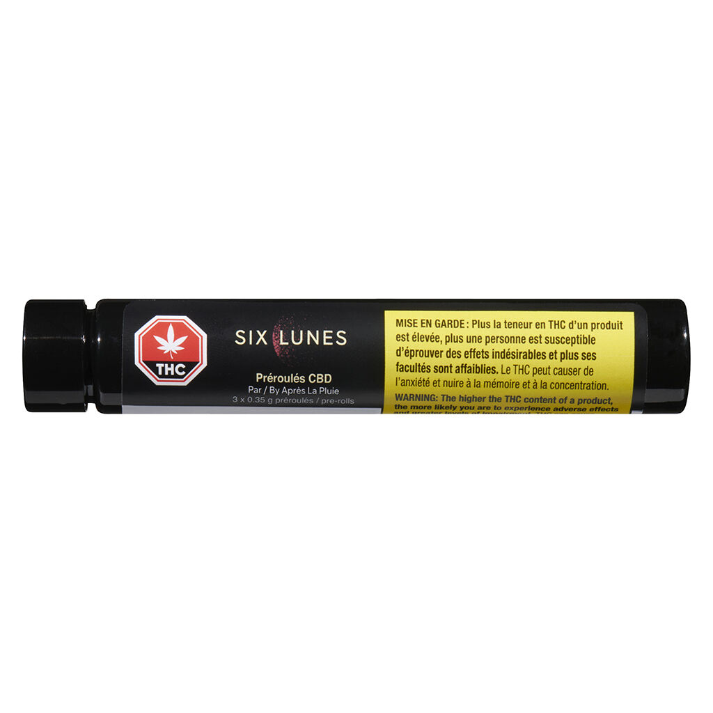 Six Lunes - CBD Pre-Roll - Blend - 3x0.35g