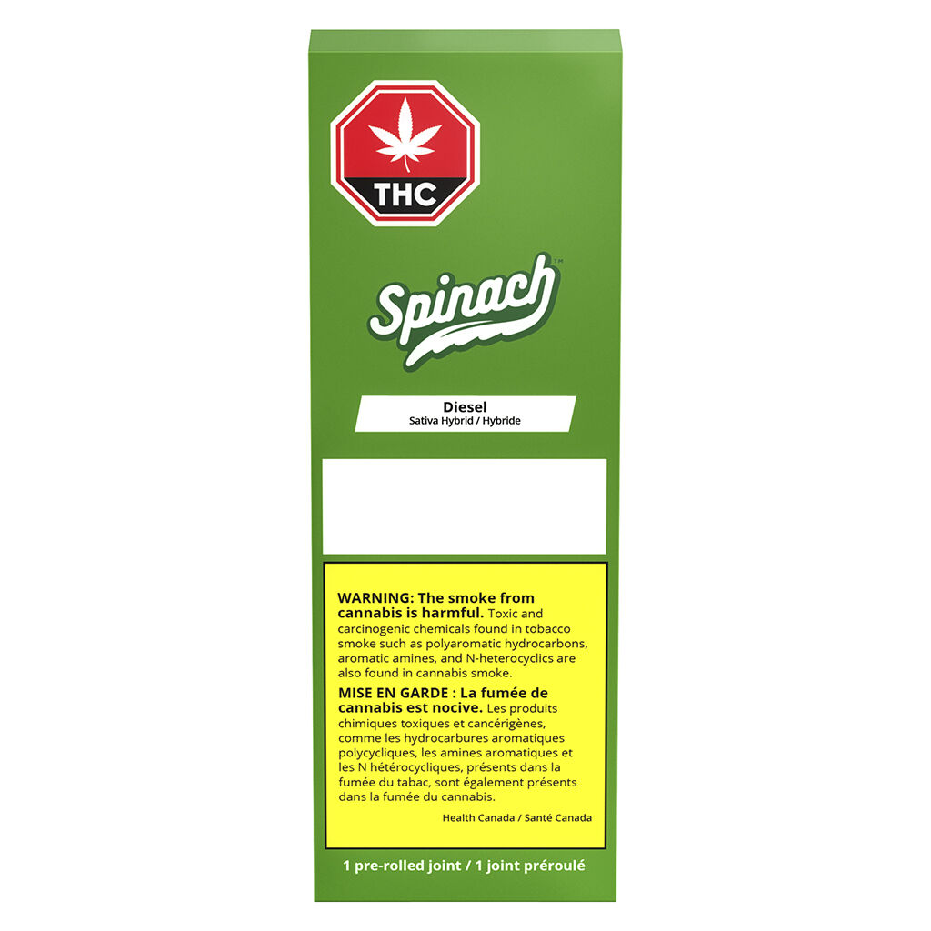 Spinach - Diesel Pre-Roll Hybrid - 1x1g