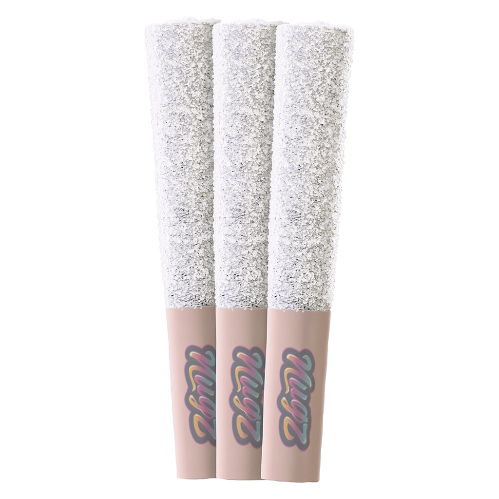 Nugz - FLAVOUR BOMB 50 Atomic Peach Diamond Infused Pre-Roll ? - Hybrid - 3x0.5g