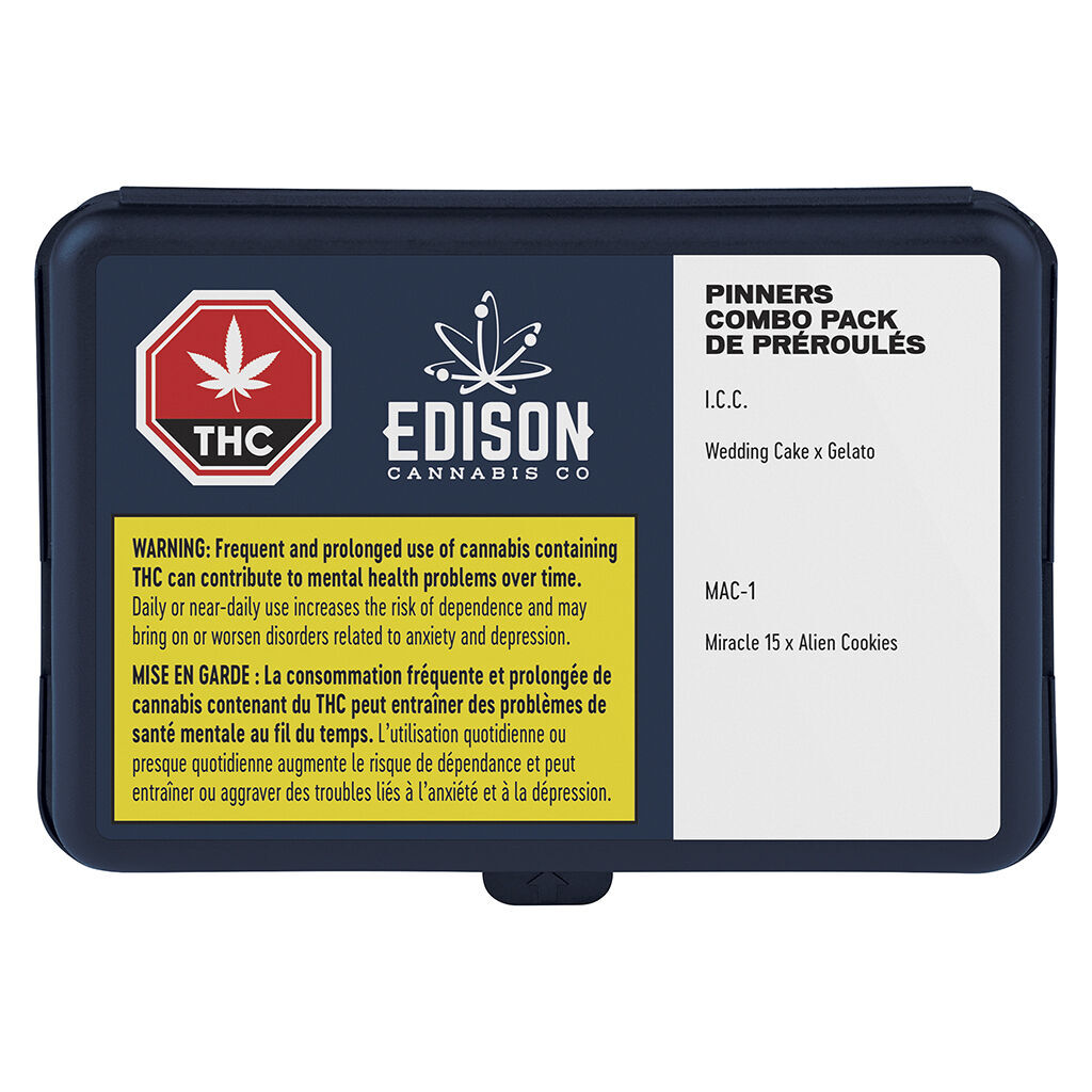 Edison Cannabis Co - ICC + MAC-1 Pre-Roll Combo Pack - 10x0.35g