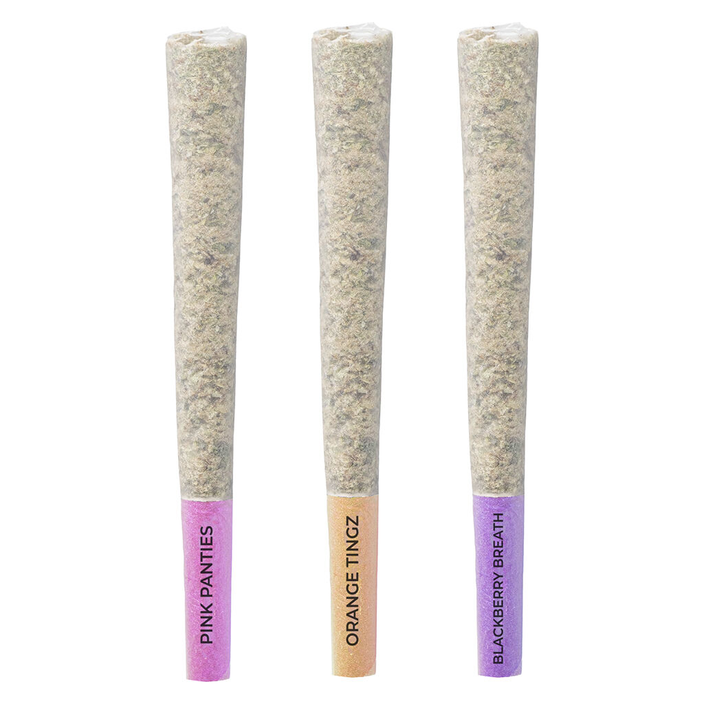 Pistol And Paris - Pink Panties Orange Tingz & Blackberry Breath Pre-Roll - Blend - 3x1g - Pistol and Paris - Pink Panties Orange Tingz & Blackberry Breath Pre-Roll - Hybrid - 3x1g