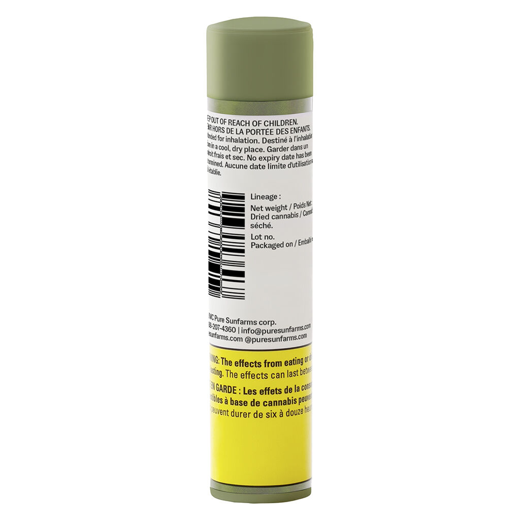Pure Sunfarms - Lemonade & Tangerine Infused Pre-Roll Variety Pack - Hybrid - 2x0.5g