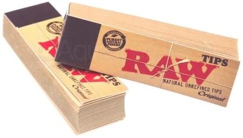 RAW - Natural Unrefined Tips - 50/Pack